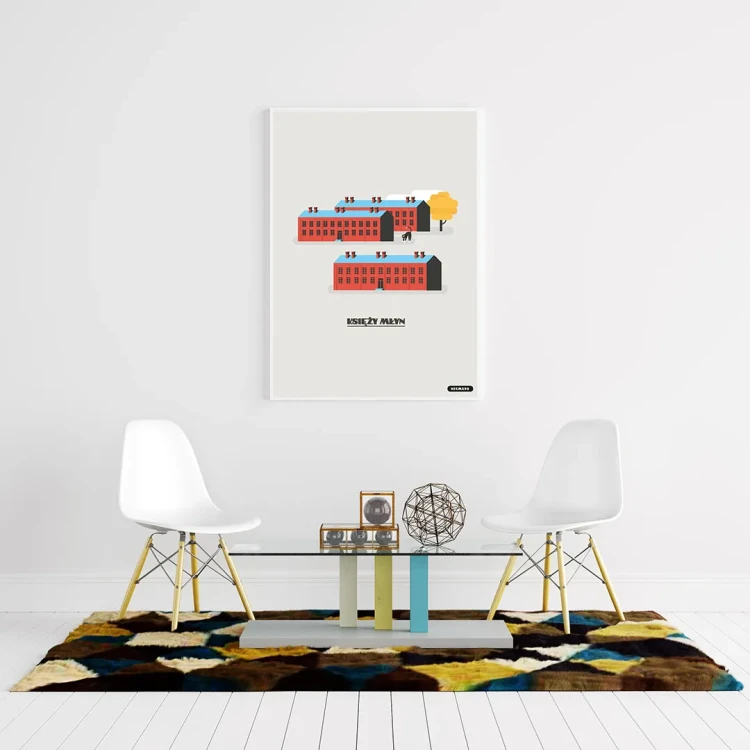 Plakat Księży Młyn mockup