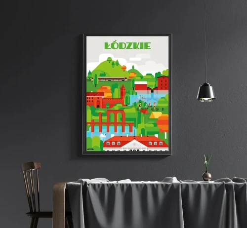 Plakat Łódzkie mockup