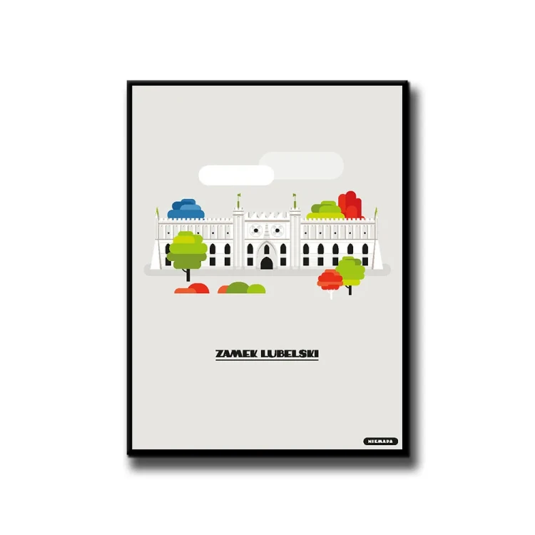 Plakat Zamek Lubelski białe tło