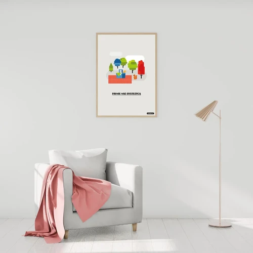 Plakat Piknik nad Bystrzycą mockup