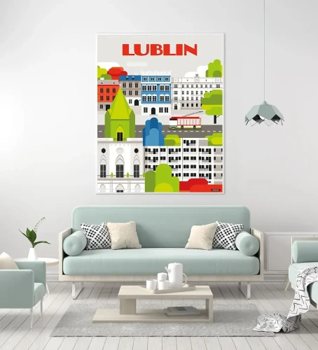 Plakat Lublin mockup