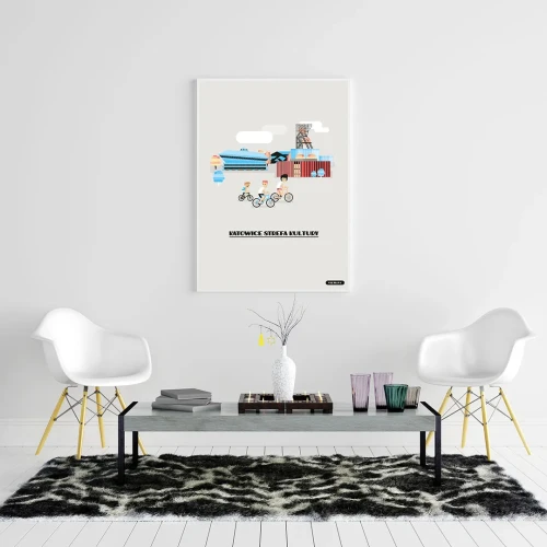 Plakat Katowice Strefa Kultury mockup