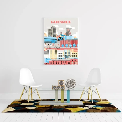 Plakat Katowice mockup
