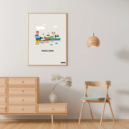 Plakat Śledz z Gdyni mockup