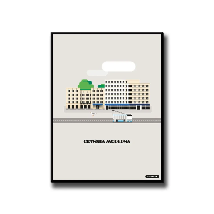 Plakat Gdyńska Moderna białe tło