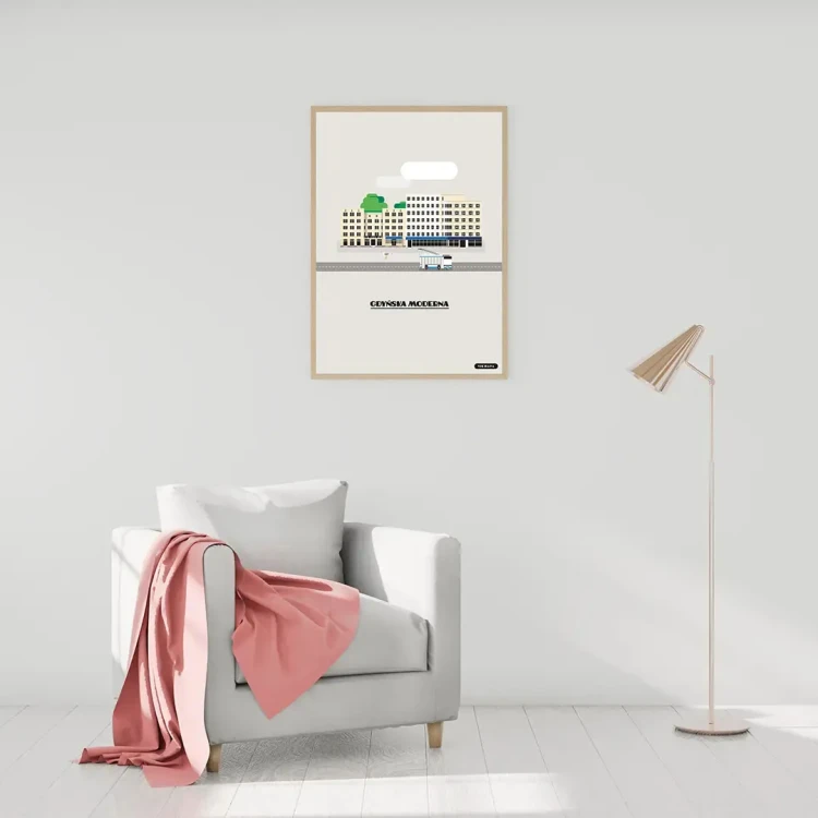 Plakat Gdyńska Moderna mockup
