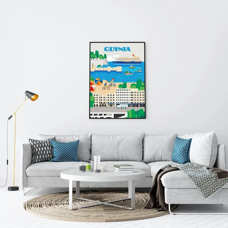 Plakat Gdynia mockup