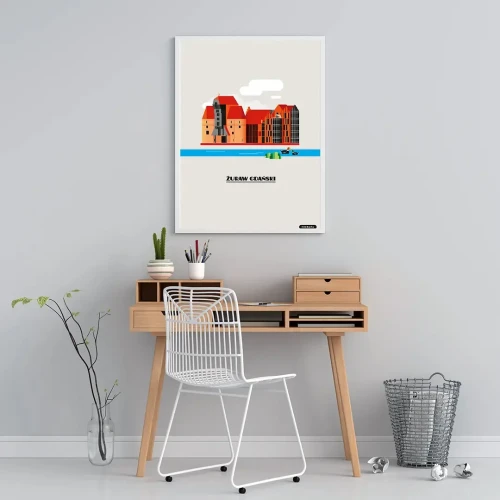 Plakat Żuraw Gdański mockup