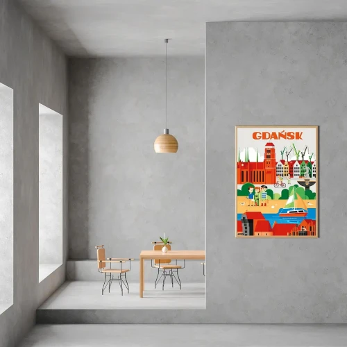 Plakat Gdańsk mockup