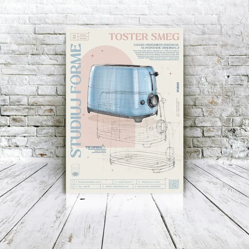 Plakat Toster SMAG mockup