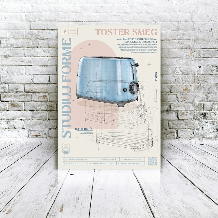 Plakat Toster SMAG mockup