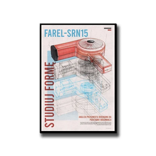 Plakat Suszarka FAREL SRN15 białe tło