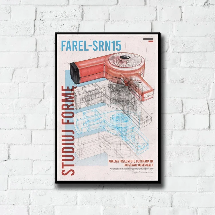 Plakat Suszarka FAREL SRN15 tło ściana białe cegły