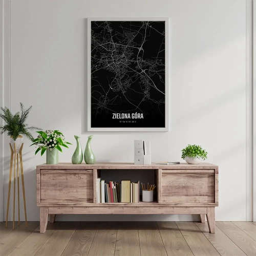 Plakat Zielona Góra night mockup