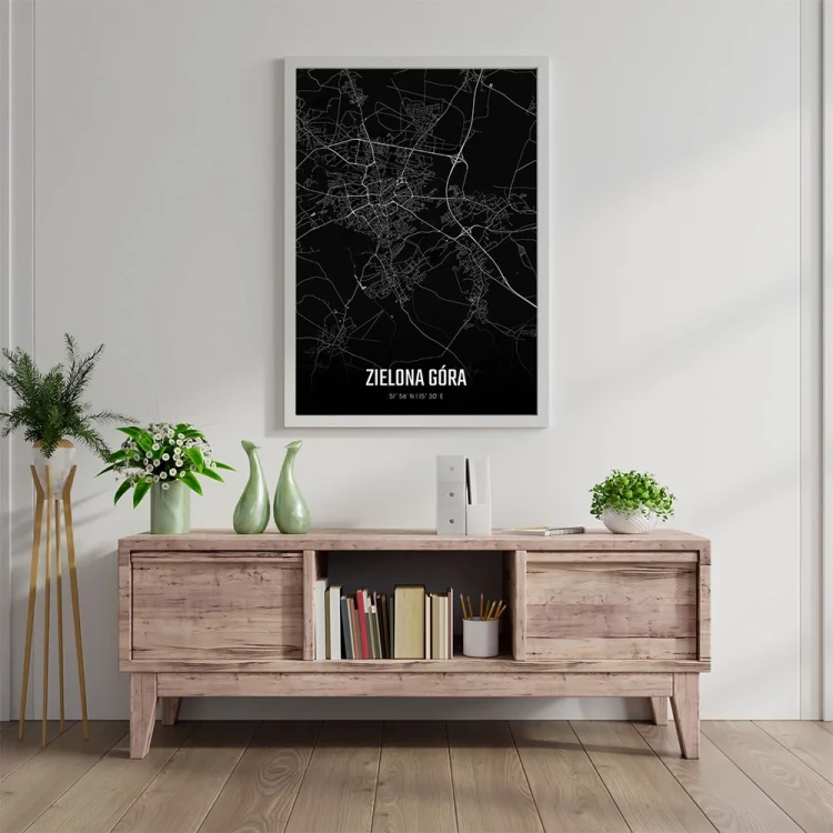 Plakat Zielona Góra night mockup