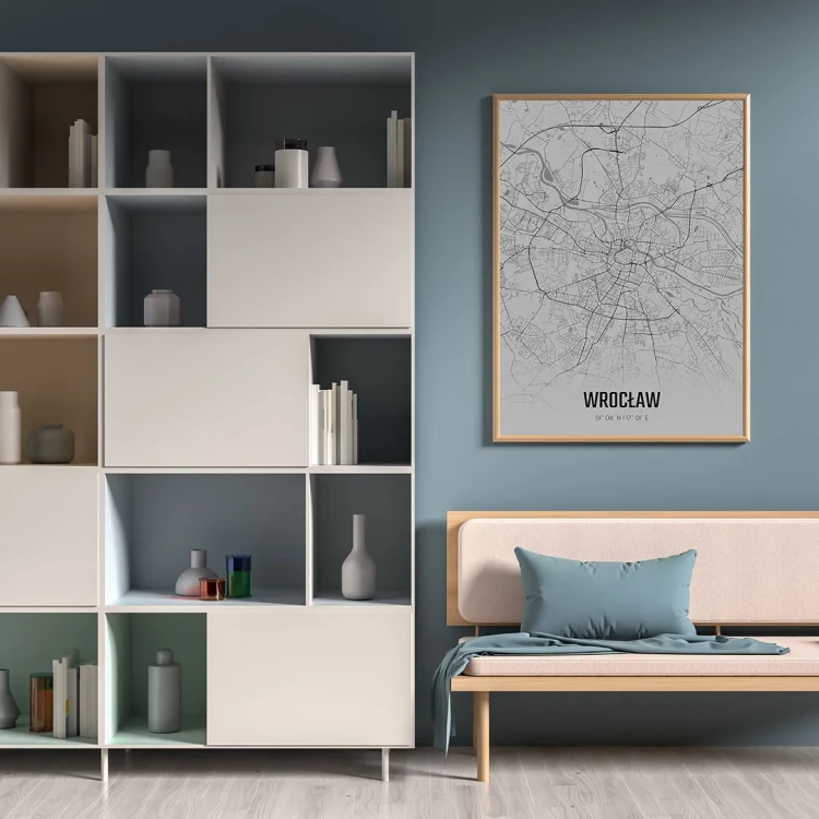 Plakat Wrocław fog mockup