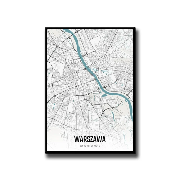 Plakat Warszawa day białe tło