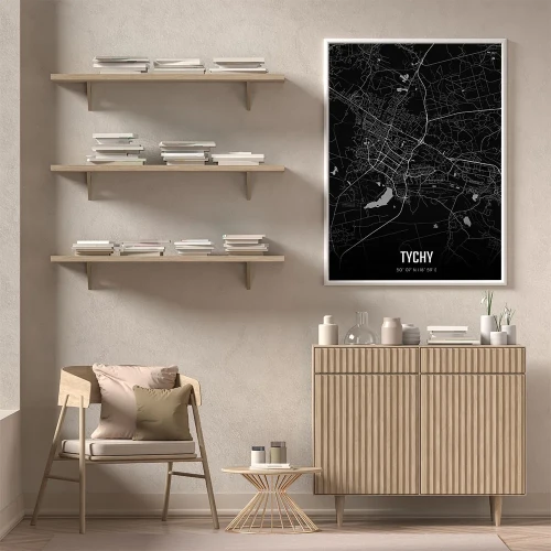 Plakat Tychy night mockup