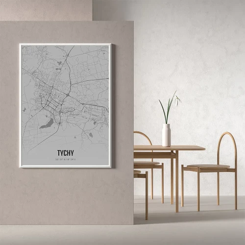 Plakat Tychy fog mockup