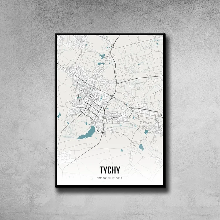 Plakat Tychy day tło ściana szary beton