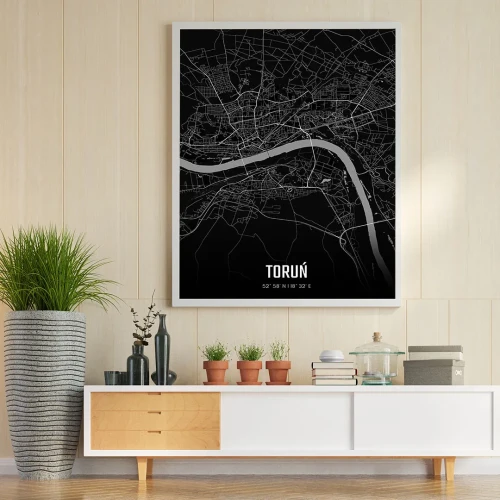 Plakat Toruń night mockup
