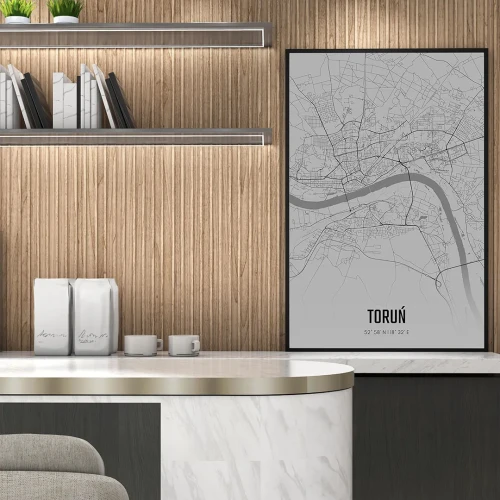 Plakat Toruń fog mockup