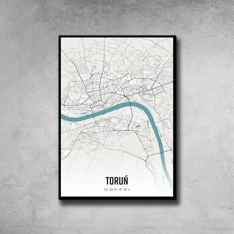 Plakat Toruń day tło ściana szary beton