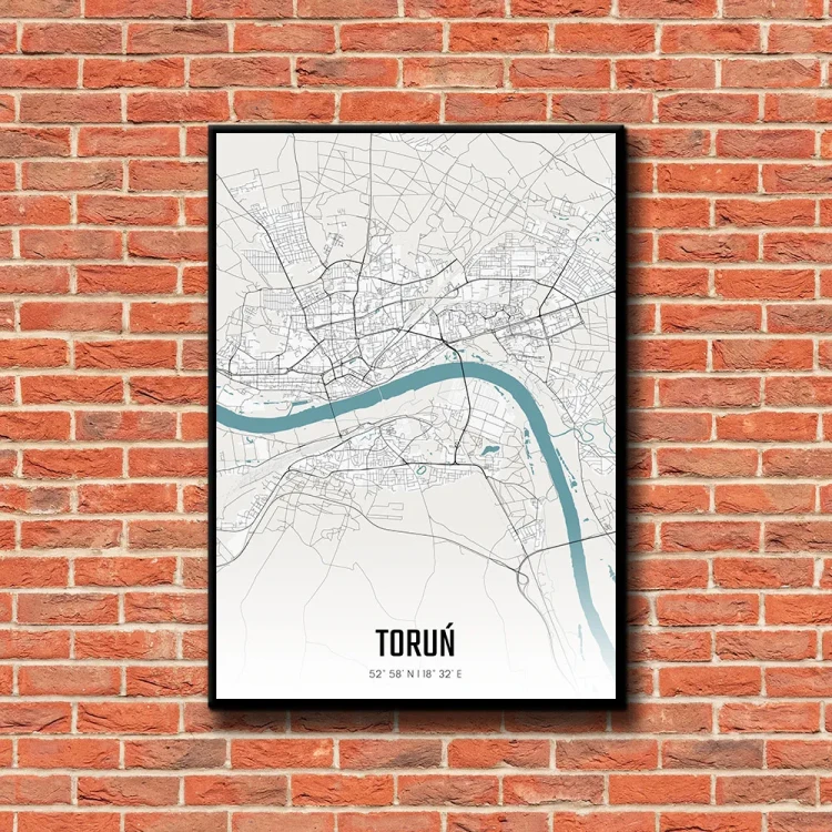 Plakat Toruń day tło ściana czerwone cegły