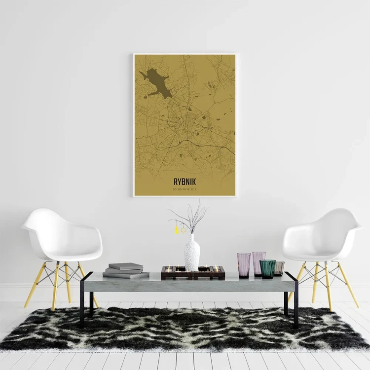 Plakat Rybnik amber mockup