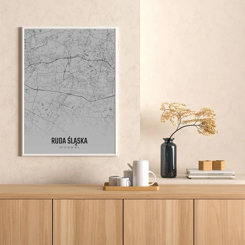 Plakat Ruda Śląska fog mockup