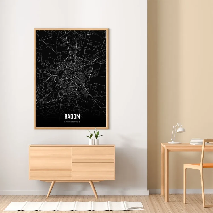 Plakat Radom night mockup