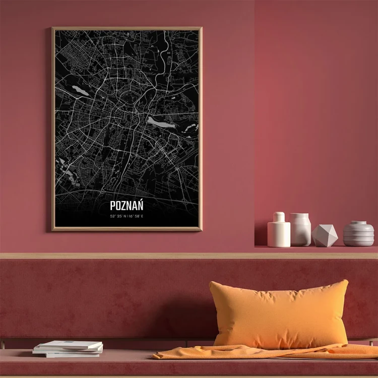 Plakat Poznań night mockup