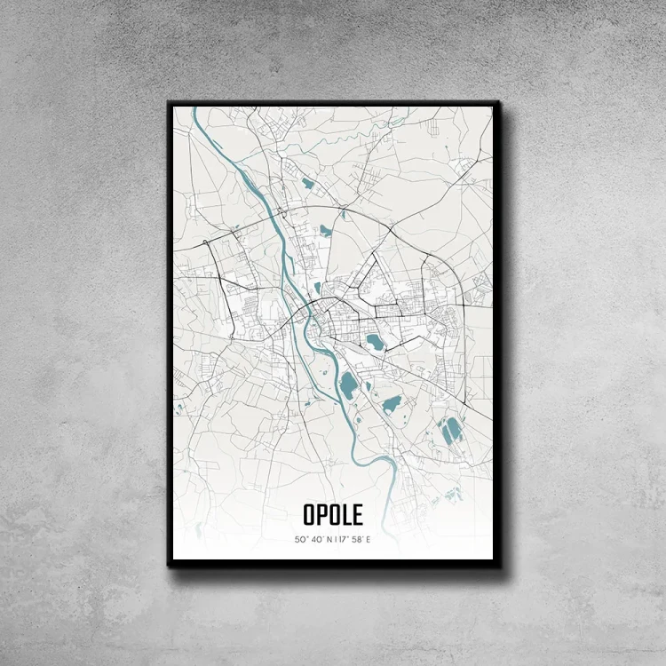 Plakat Opole day tło ściana szary beton