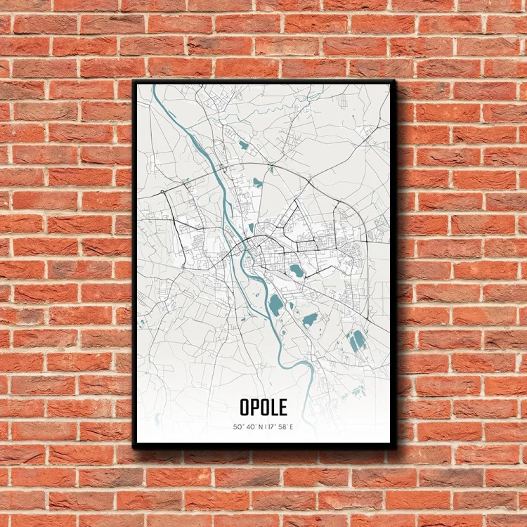 Plakat Opole day tło ściana czerwone cegły