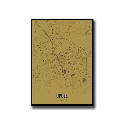 Plakat Opole amber białe tło