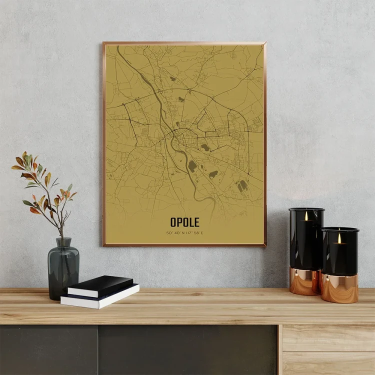 Plakat Opole amber mockup