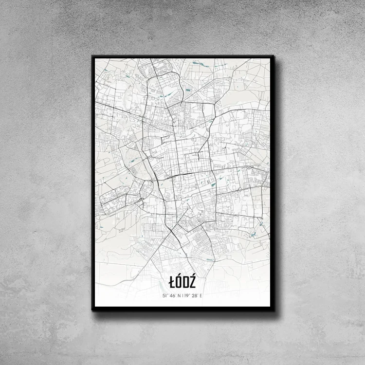 Plakat Łódź day tło ściana szary beton