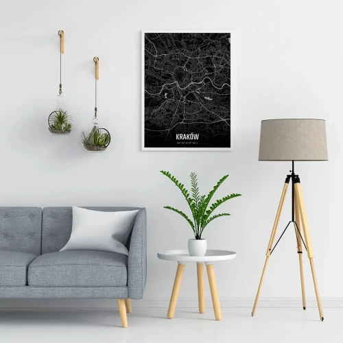 Plakat Kraków night mockup