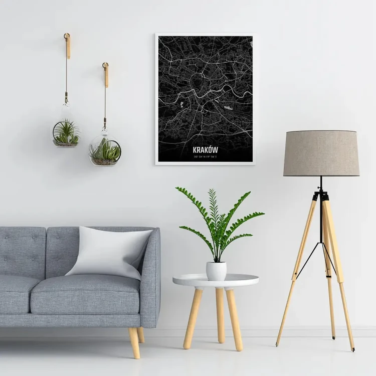Plakat Kraków night mockup