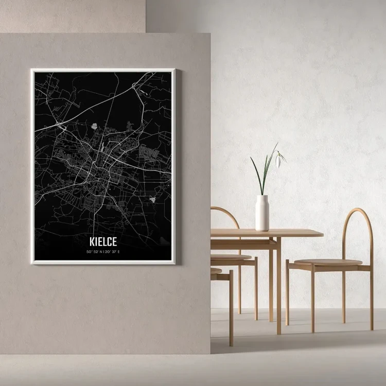 Plakat Kielce night mockup