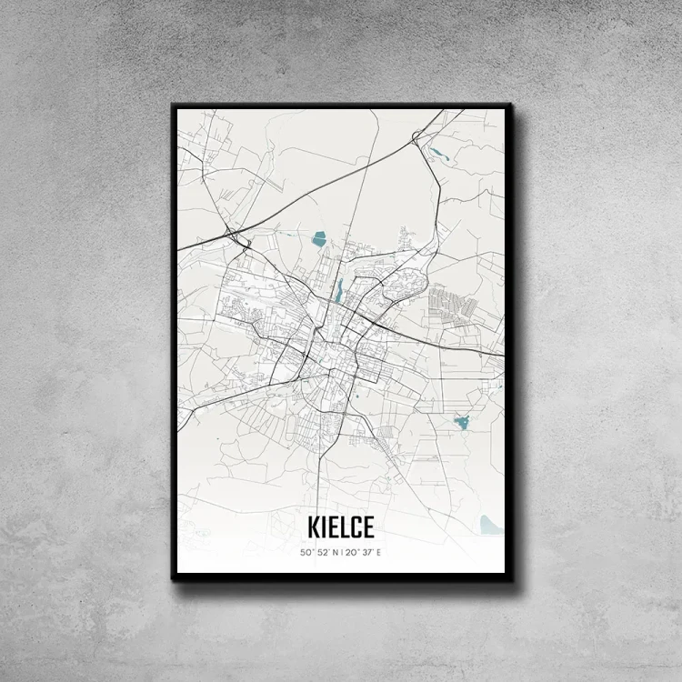 Plakat Kielce day tło ściana szary beton