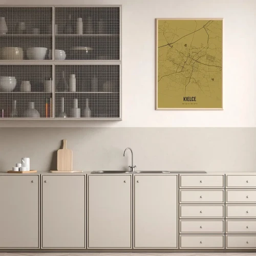 Plakat Kielce amber mockup