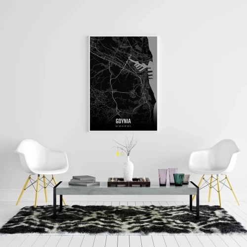 Plakat Gdynia night mockup