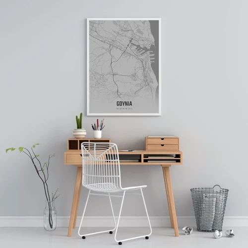 Plakat Gdynia fog mockup