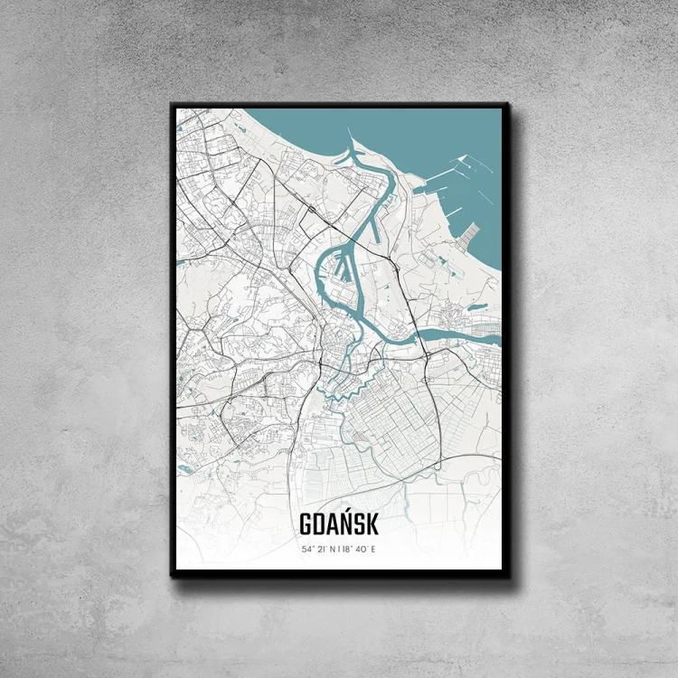 Plakat Gdańsk day tło ściana szary beton