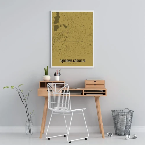 Plakat Dąbrowa Górnicza amber mockup