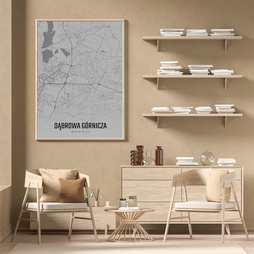 Plakat Dąbrowa Górnicza fog mockup