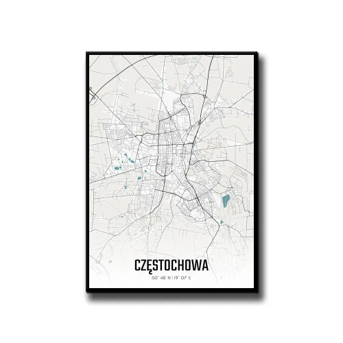 Plakat Częstochowa day białe tło