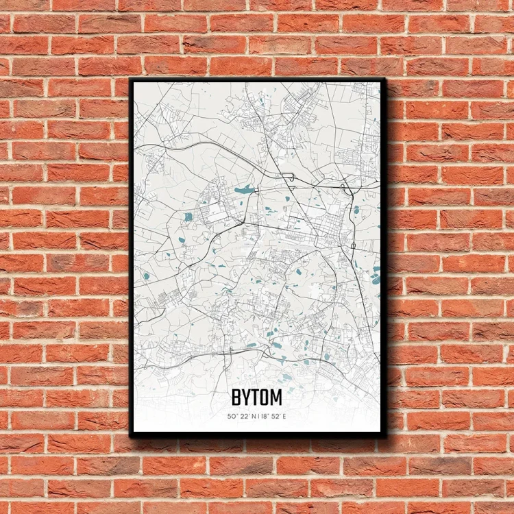 Plakat Bytom day tło ściana czerwone cegły