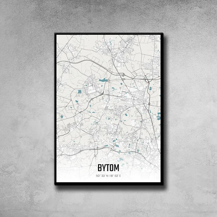 Plakat Bytom day tło ściana szary beton